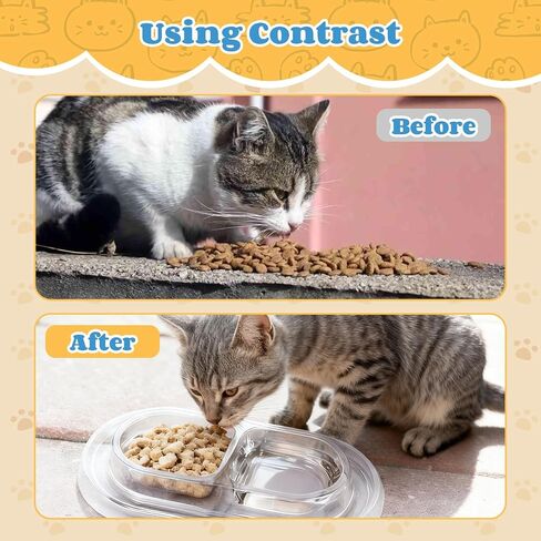 30 Pcs Disposable Cat Bowls with Ant Proof Moats - No Spill Double Bowl Tray for Stray & Outdoor Cats, Travel & Feeding - 30 Day Supply in Saudi Arabia