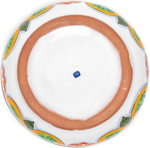 Mexican Talavera Pottery Large Serving Bowl, Handpainted Ceramic Pasta Bowl, Fruit Bowl, Hand Crafted Decorative Bowl for Salad Party Serving Bakeware Handmade Mexico Kitchen Art Unique Gift Platter in Saudi Arabia