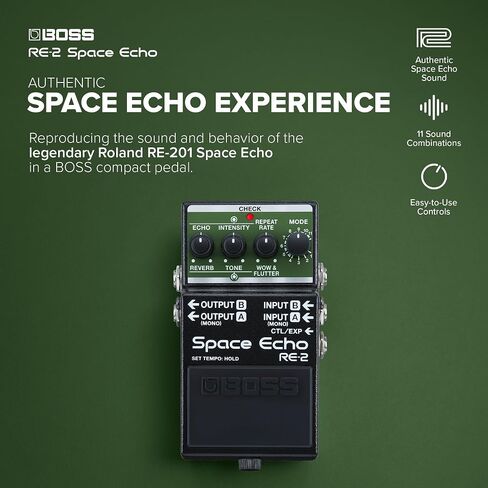 Boss RE-2 Space Echo Delay and Reverb Effects Pedal in Saudi Arabia
