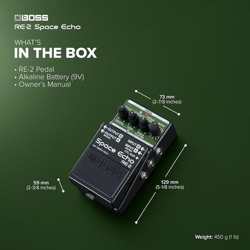 Boss RE-2 Space Echo Delay and Reverb Effects Pedal in Saudi Arabia