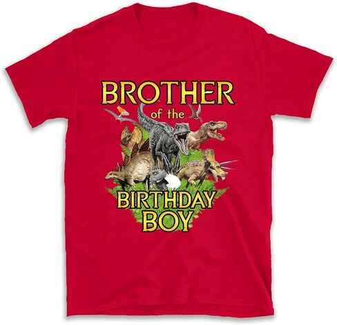 Custom Dinosaur Birthday Shirt Tee Custom Dinosaur Birthday Shirt - Dino Park Family Matching T-Shirts - Personalized Name & Age Tee for Kids & Adults - Unisex Jurassic Theme Birthday Outfit in Saudi Arabia