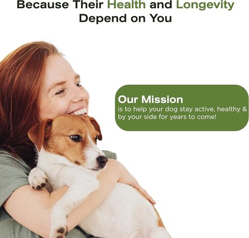 مضغ الكلب البيطري لدعم مناعة الحمض النووي، وحساسية الكلاب ومضغ المناعة + مكمل الورك والمفاصل للكلاب، فطر ذيل الديك الرومي العضوي، الكركم، عشب الشعير، نكهة كبد الدجاج (30 قطعة) in Kuwait