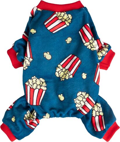 Fitwarm Dinosaur Dog Fleece Pajamas, Warm Clothes for Small Dogs Boy, Cozy Pet Onesie with Feet, Dark Green, Bright Green, Large in Saudi Arabia