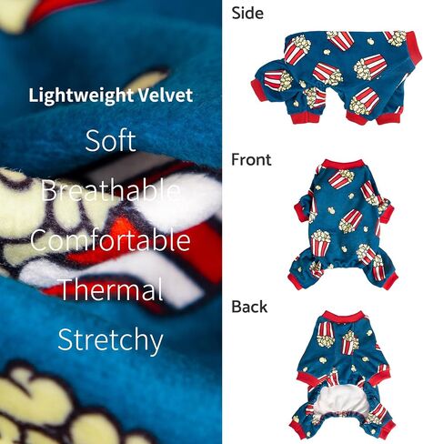 Fitwarm Dinosaur Dog Fleece Pajamas, Warm Clothes for Small Dogs Boy, Cozy Pet Onesie with Feet, Dark Green, Bright Green, Large in Saudi Arabia