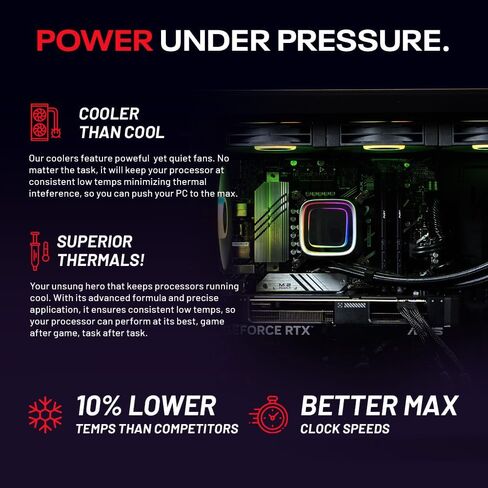 Skytech Gaming Aqua Desktop PC, Intel Ultra 9 285K 3.7 GHz(5.7 GHz Turbo), AMD RX 9070 XT 16GB, 1TB NVMe SSD, 32GB DDR5 RAM 6000 RGB, 850W Gold ATX 3 PSU, 360mm ARGB AIO, Wi-Fi, Win 11 in Kuwait