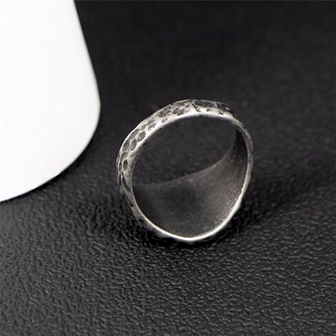 خواتم مطلية بالذهب عيار 14 قيراط للنساء، خاتم من الفضة الإسترليني عيار 925، خاتم قابل للتكديس، خواتم إصبع على طراز الشرير العتيق، حلقات إبهام بوهو، فرقة زركونيا مكعبة، هدية عيد الميلاد لأمي وأبي وزوجة وصديقها in Kuwait