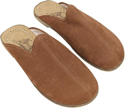 Pierre Loti Tan Color Artisan Handcrafted Nubuck Genuine Leather Grounding Barefoot Slipper For Men Wide Toe Box Flexible Sole Lightweight Breathable Eco-Friendly Grounding Minimalist Shoes in Saudi Arabia