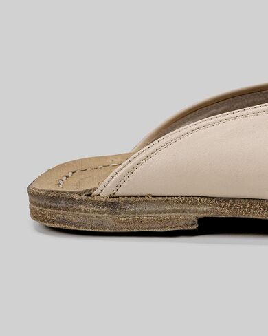 Pierre Loti Beige Color Artisan Handcrafted Genuine Leather Grounding Barefoot Slipper For Men Wide Toe Box Flexible Sole Lightweight Breathable Eco-Friendly Grounding Minimalist Shoes in Saudi Arabia