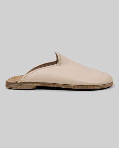 Pierre Loti Beige Color Artisan Handcrafted Genuine Leather Grounding Barefoot Slipper For Men Wide Toe Box Flexible Sole Lightweight Breathable Eco-Friendly Grounding Minimalist Shoes in Saudi Arabia