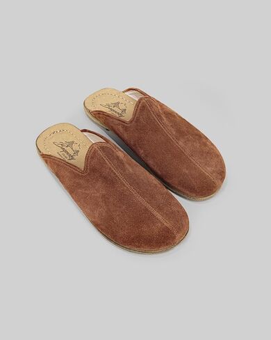 Pierre Loti Light Tan Color Artisan Handcrafted Suede Genuine Leather Grounding Barefoot Slipper For Men Wide Toe Box Flexible Sole Light Tanweight Breathable Eco-Friendly Grounding Minimalist Shoes in Saudi Arabia