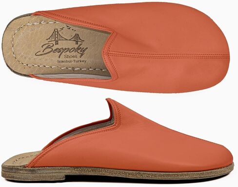 Pierre Loti Pomegranate Color Artisan Handcrafted Genuine Leather Grounding Barefoot Slipper For Men Wide Toe Box Flexible Sole Lightweight Breathable Eco-Friendly Grounding Minimalist Shoes in Saudi Arabia