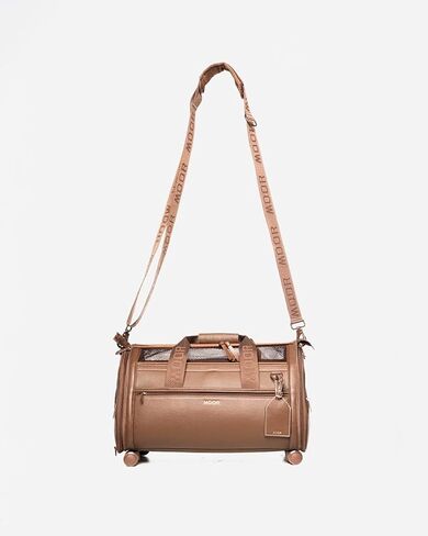 moor NYC Luxury Made Travel Bag. A Unique Pet Travel Bag Design for Dogs or Cats. TSA Approved (Cocoa Luxury Travel Bag) in Kuwait