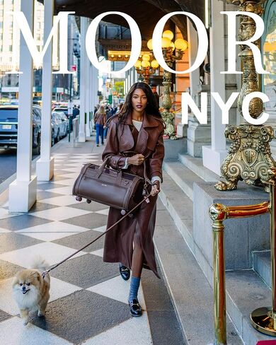 moor NYC Luxury Made Travel Bag. A Unique Pet Travel Bag Design for Dogs or Cats. TSA Approved (Cocoa Luxury Travel Bag) in Kuwait