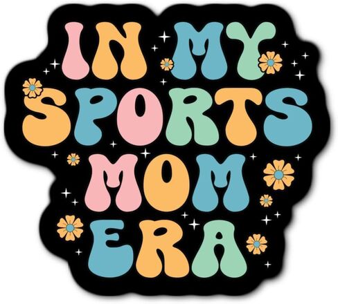 In my sports mom era waterproof sticker in Saudi Arabia