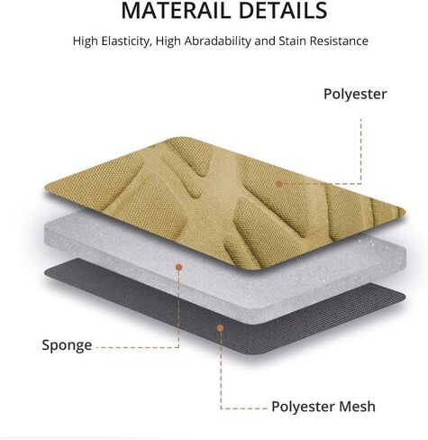 اوتو يوث مجموعة اغطية مقاعد السيارة باللون الاحمر مجموعة كاملة، اغطية مقاعد الدلو الامامية مع مقعد مقسم للنساء، مجموعة كاملة من واقيات مقاعد السيارة - 9 قطع in Kuwait
