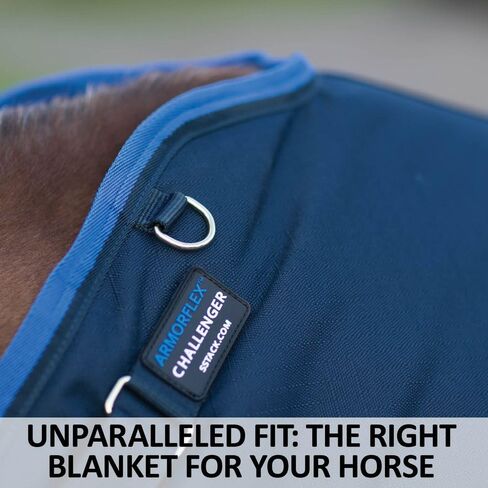 بطانية تشالنجر II Adjusta-Fit Surcingle Horse | تخفيض يذبل | 5X بطانية حصان مقاومة للماء | عربة ذات رأس مرتفع | بطانية الحصان الشتاء in Kuwait