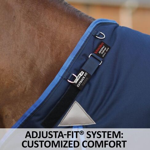 بطانية تشالنجر II Adjusta-Fit Surcingle Horse | تخفيض يذبل | 5X بطانية حصان مقاومة للماء | عربة ذات رأس مرتفع | بطانية الحصان الشتاء in Kuwait