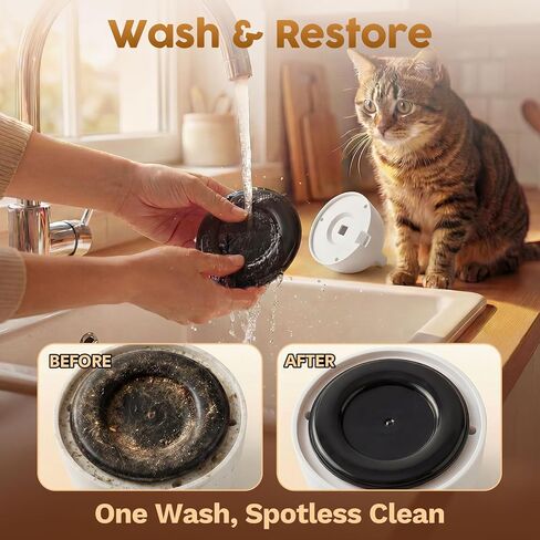 Interactive Cat Toys for Indoor Cats: Upgraded 360° Automatic Spin Flying Bird Feather Wand with Silicone Protected Rod Safe Play, Strong 8cm Suction Cup, USB-Rechargeable for Bored Kittens and Adult in Kuwait