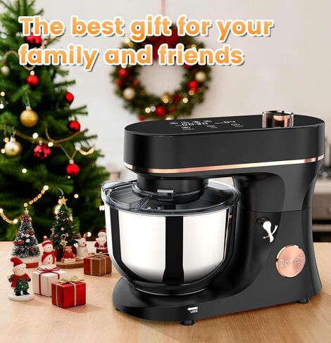 Stand Mixer 6QT Kitchen Mixer with LED Smart Touchscreen, 11-Speed Tilt-Head Mixer with Timer, 4 Preset Menus, Stainless Steel Bowl, Dough Hook, Whisk, Beater,Green in Kuwait