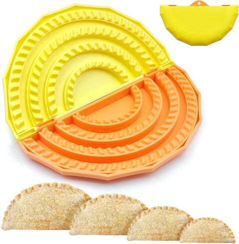 4 في 1 سدادة تورتيلا وضغط لفافات 10 بوصة + 8 بوصة + 6 بوصة + 4 بوصة | صحافة كويساديلا، صانع البوريتو والتاكو | تصميم مانع للتسرب | أداة مطبخ متعددة الاستخدامات للكالزون والزلابية والساندويتشات in Kuwait