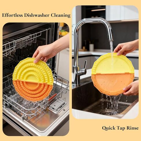 4 في 1 سدادة تورتيلا وضغط لفافات 10 بوصة + 8 بوصة + 6 بوصة + 4 بوصة | صحافة كويساديلا، صانع البوريتو والتاكو | تصميم مانع للتسرب | أداة مطبخ متعددة الاستخدامات للكالزون والزلابية والساندويتشات in Kuwait