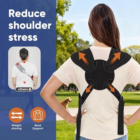 Supet Dog Carrier Sling for Small Dogs, Hands Free Adjustable Soft Cotton Puppy Chest Bag Carrier, Anti-Anxiety & Back Pain Relief Pet Front Pack (Black, XS) in Kuwait