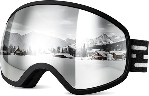 LOEO Ski Goggles, Snowboarding Goggles for Men, Women, Adult, Youth and Over 15 Years, Snow Skiing Goggles in Kuwait