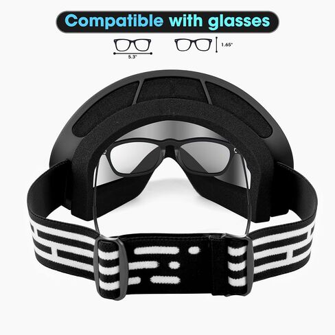 LOEO Ski Goggles, Snowboarding Goggles for Men, Women, Adult, Youth and Over 15 Years, Snow Skiing Goggles in Kuwait