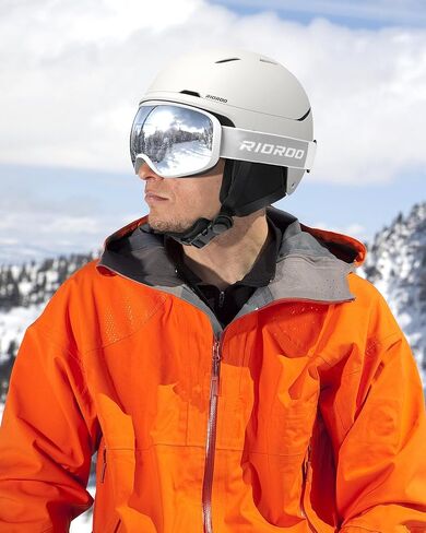 RIOROO Ski Helmet,Snowboard Helmet for Men Women Snow Sport Helmets Shockproof and Lightweight Skiing Helmet in Kuwait