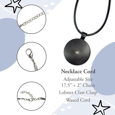 Clauneck Necklace For Men or Women, Clauneck Money Magick, Demonic Satanic Symbol Pendant, Demon of Wealth Black Magic Gift, Occult Jewelry Occult Gifts Grimorium Verum, Pagan Pendant With Glass Dome in Saudi Arabia