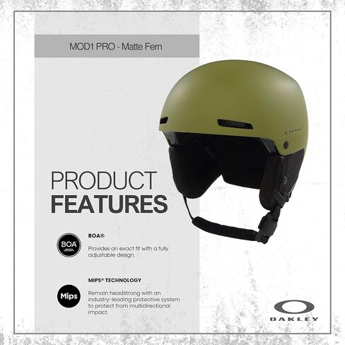 خوذة أوكلي MOD 1 Pro MIPS للتزلج على الجليد للرجال والنساء + حزمة مع زجاجة مياه قابلة للطي من Designer iWear مع حلقة تسلق in Kuwait