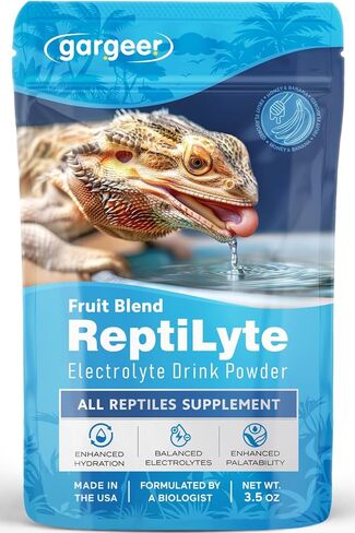Premium ReptiSoak Electrolytes SOAK for Reptiles | Hydration & Recovery Bath Powder for Bearded Dragons, Geckos, Lizards, Tortoises | Electrolyte Reptile Supplement | Made in USA. Enjoy! in Saudi Arabia