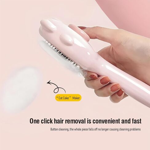 Pet Hair Remover for Dogs & Cats, Gentle Massaging Grooming Brush for Effective Shedding and Detangling in Saudi Arabia