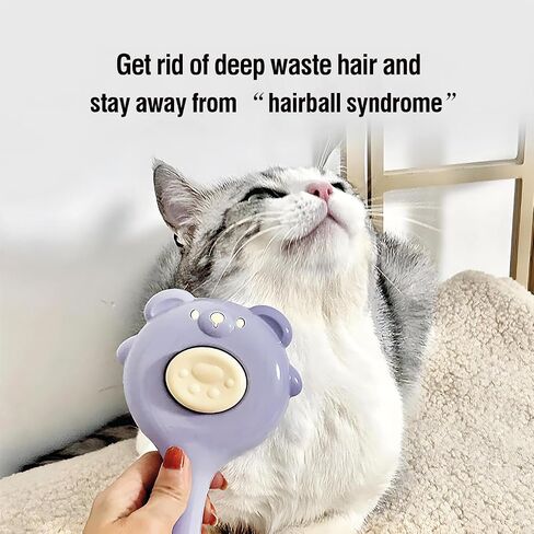 Pet Hair Remover for Dogs & Cats, Gentle Massaging Grooming Brush for Effective Shedding and Detangling in Saudi Arabia