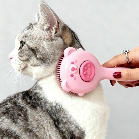 Pet Hair Remover for Dogs & Cats, Gentle Massaging Grooming Brush for Effective Shedding and Detangling in Saudi Arabia