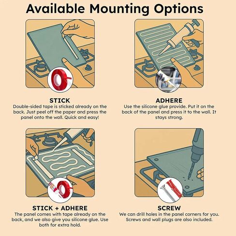 Tempered Glass Backsplash for Kitchen, Cowboy on Galloping Horse Design Glass Backsplash, Copper Look Backsplash for Kitchen Wall, Rustic Kitchen Backsplash, Easy to Install Stove Backsplash in Kuwait