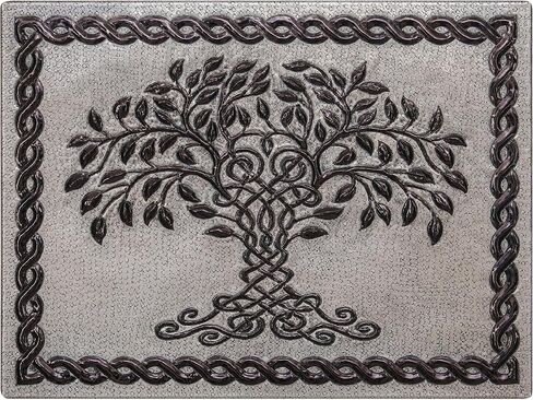 Kitchen Backsplash, Celtic Tree of Life with Celtic Knot Border Copper Kitchen Backsplash, Custom Copper Backsplash Panel, Handmade Copper Backsplash Tile, Indoor Outdoor Wall Decor (Copper) in Kuwait