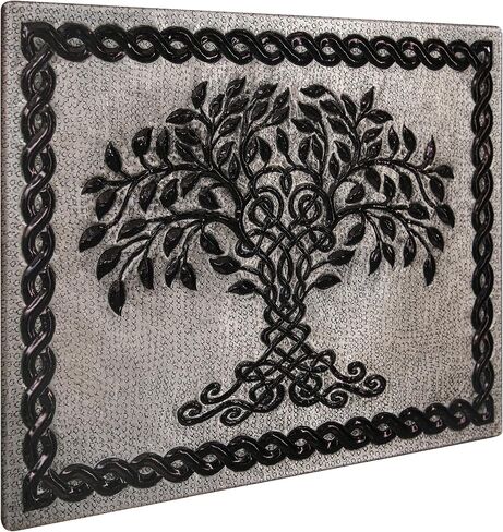 Kitchen Backsplash, Celtic Tree of Life with Celtic Knot Border Copper Kitchen Backsplash, Custom Copper Backsplash Panel, Handmade Copper Backsplash Tile, Indoor Outdoor Wall Decor (Copper) in Kuwait