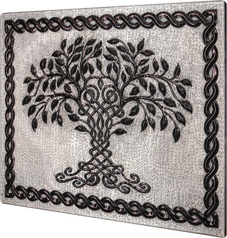 Kitchen Backsplash, Celtic Tree of Life with Celtic Knot Border Copper Kitchen Backsplash, Custom Copper Backsplash Panel, Handmade Copper Backsplash Tile, Indoor Outdoor Wall Decor (Copper) in Kuwait