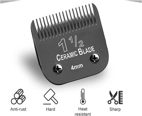 شفرة سيراميك للقطط الأليفة قابلة للفصل 1 1/2#، متوافقة مع Andis، AG، AGC، BDC، BGC، MBG، متوافقة مع سلسلة Wahl، KM 10، قطع غيار أداة التشذيب in Kuwait