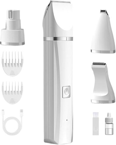 Cat Grooming Kit | Waterproof Cordless Electric Shaver | Rechargeable Quiet Pet Clippers | for Cats Dogs Nail Ears Face Hip Hair in Saudi Arabia