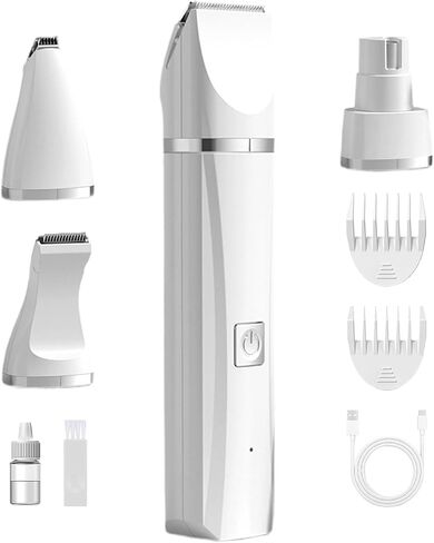 Cat Grooming Kit | Waterproof Cordless Electric Shaver | Rechargeable Quiet Pet Clippers | for Cats Dogs Nail Ears Face Hip Hair in Saudi Arabia