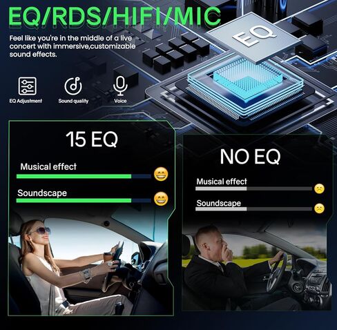 [4Core+64G] Car Radio Stereo for Jeep Wrangler JK 2007-2017: Upgrade 10.1 Inch 1280 * 800 HD Touch Screen Replacement with CarPlay Android Auto 5GWIFI Bluetooth 5.0 GPS in Kuwait