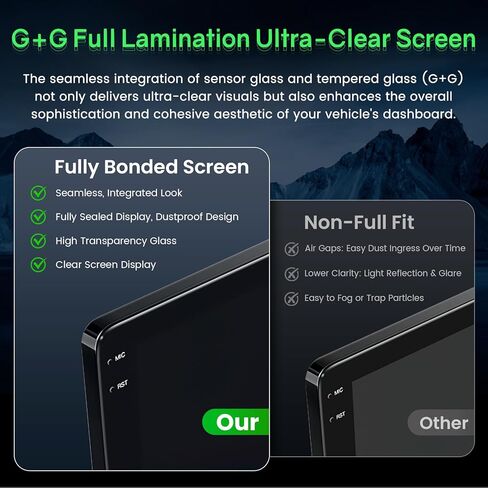 [4Core+64G] Car Radio Stereo for Jeep Wrangler JK 2007-2017: Upgrade 10.1 Inch 1280 * 800 HD Touch Screen Replacement with CarPlay Android Auto 5GWIFI Bluetooth 5.0 GPS in Kuwait