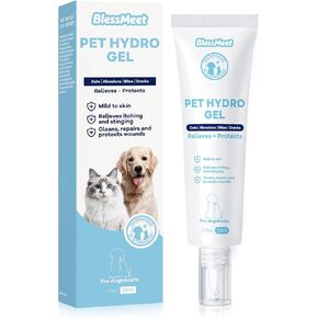 Pet Dog Wound Care Hydro Gel&Dog Hot Spot Gel -Cat Healing Aid for Wounds,Helps with Cuts,Bites,Ulcers & Burns,Relieves Skin Allergies& Itchy Skin,Dog First Aid Kits. Safe if Licked.2 Ounces. in Saudi Arabia