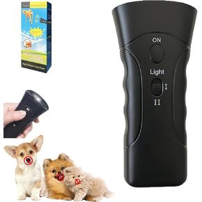 Anti Barking Device,Ultrasonic Dog Bark Deterrent & Trainer,Pet Training Tool with Light,3 Training Modes,Stop Bad Behavior,Sonic Emitter for Puppies & Dogs in Saudi Arabia