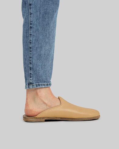 Pierre Loti Melon Yellow Color Artisan Handcrafted Genuine Leather Grounding Barefoot Slipper For Men Wide Toe Box Flexible Sole Lightweight Breathable Eco-Friendly Grounding Minimalist Shoes in Saudi Arabia