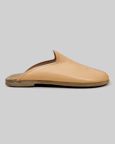 Pierre Loti Melon Yellow Color Artisan Handcrafted Genuine Leather Grounding Barefoot Slipper For Men Wide Toe Box Flexible Sole Lightweight Breathable Eco-Friendly Grounding Minimalist Shoes in Saudi Arabia