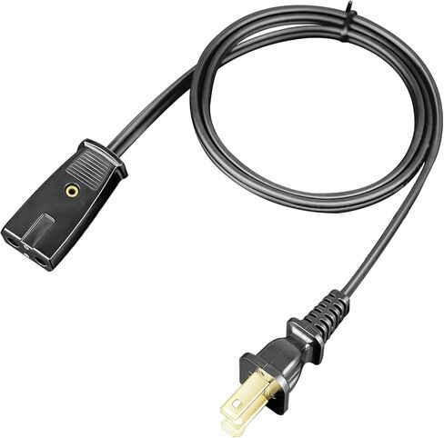 6ft Long 2 Pin 1/2 Inch Spacing Power Cord for Farberware FCP240 Coffee Pot Percolator Electric Cord - Also for Many Rice Cookers and Other Small Appliances in Saudi Arabia