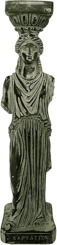 Ancient Greek Statue – Caryatid – Green Patina Plaster Replica 26 cm in Saudi Arabia